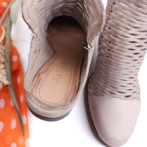 Diba True Grey Mule Ankle Boots sz 7½ - Picture 6 of 12